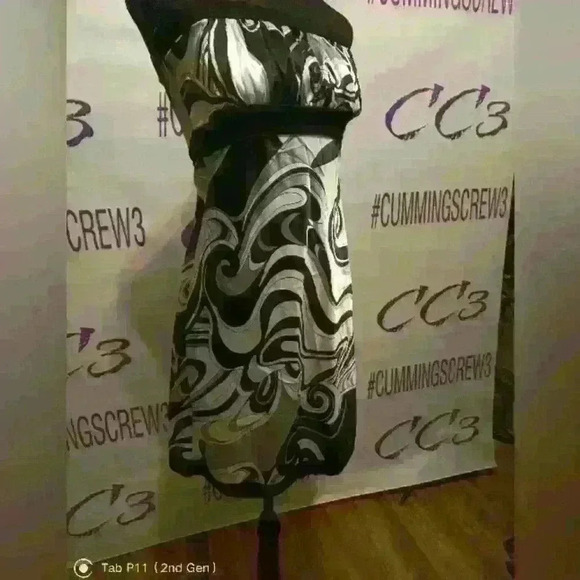 Thanx collection Black And White Junior's Dress Small - Picture 5 of 5